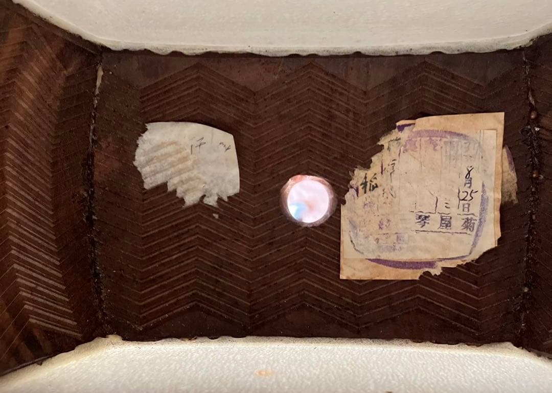 長唄・小唄三味線 銀細 綾杉洞 桑棹 かんべり修理済み 革両面張替済み