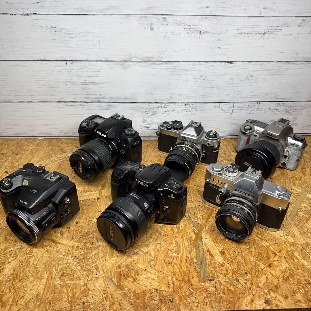 一眼レフカメラ まとめ 【ジャンク】 PETRI Nikon FUJIFILM