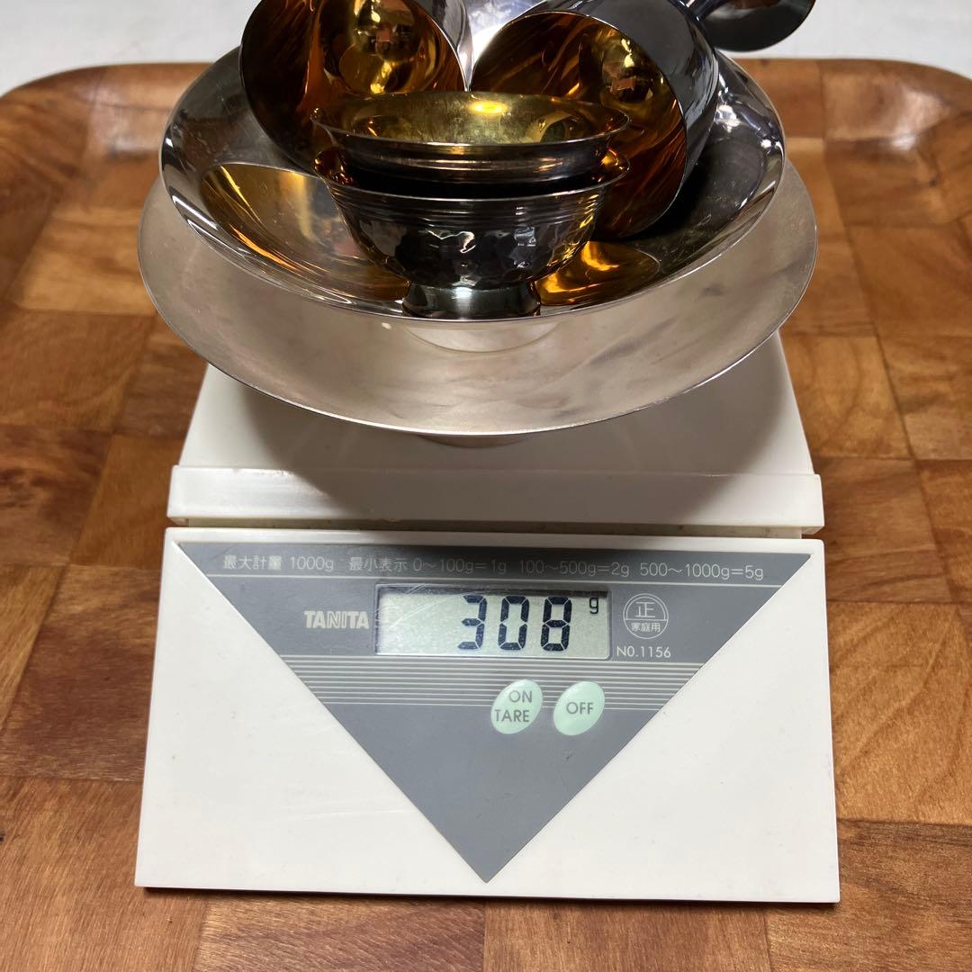 純銀　銀杯　銀製　SILVER まとめて6点　308g 刻印有り