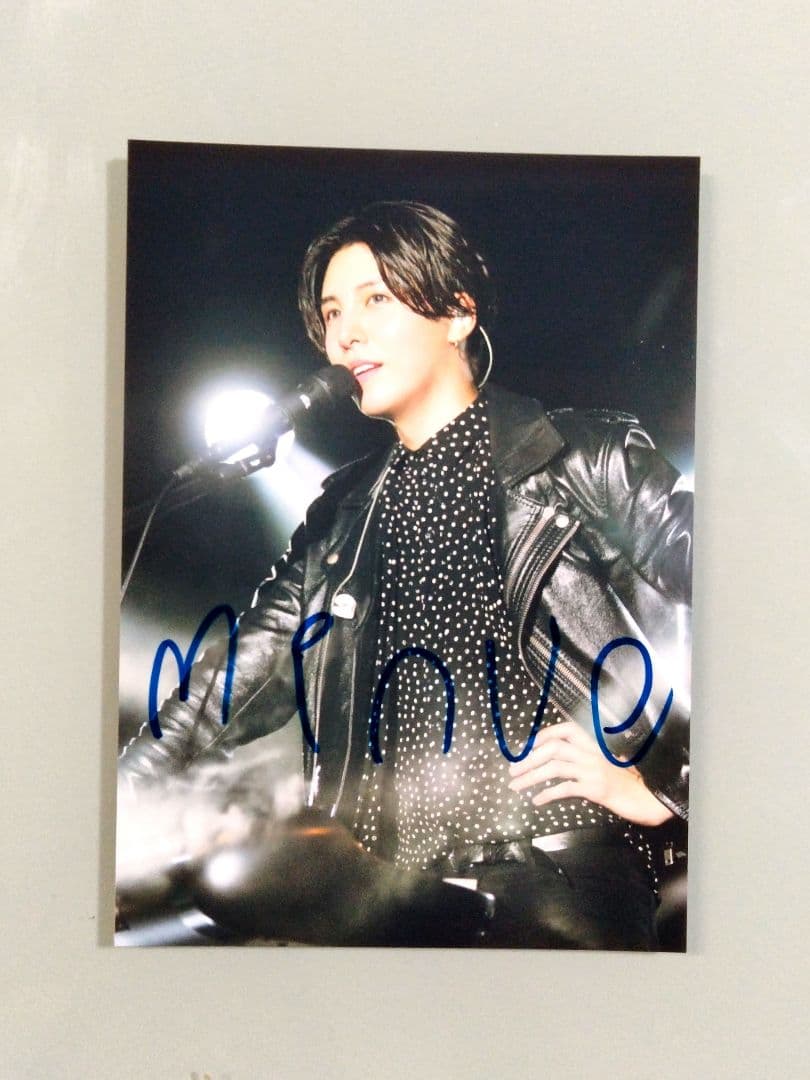 セール中…ノ・ミヌ直筆サイン入り2Lサイズ写真‥ジャスティス…