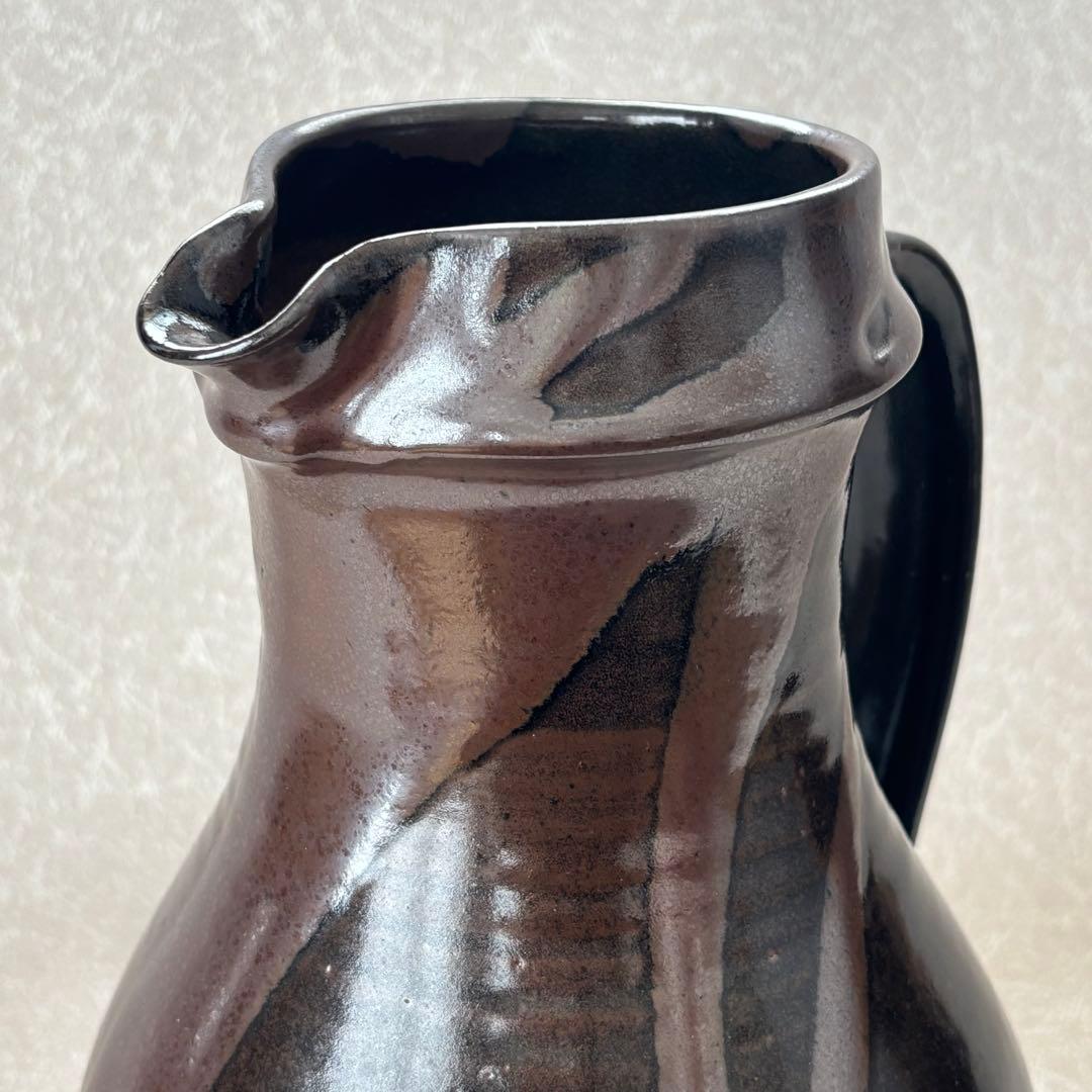 【流釉注瓶 市野茂良】注瓶 花入れ 花器 ピッチャー