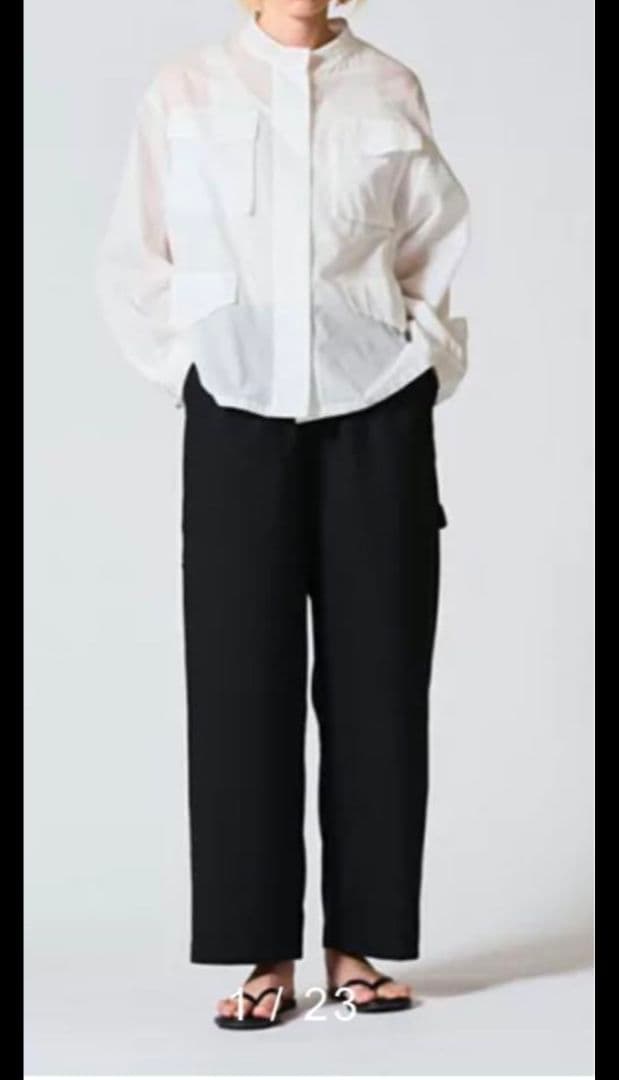 ミズイロインド　ペインターイージーパンツ　ネイビー