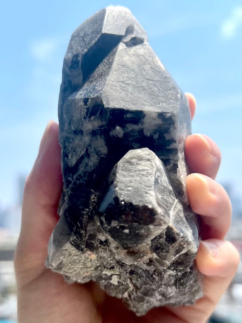 最終価格✨美✨希少✨AAAAAチベット産 ドリームコート モリオン 叡智の黒神殿