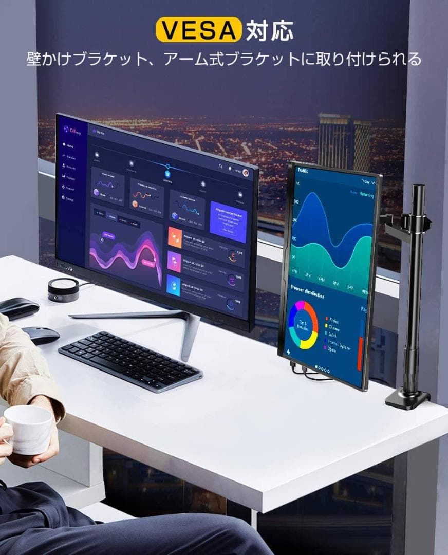 4Kモバイルモニター 15.6インチ モバイルディスプレイ 新品未使用