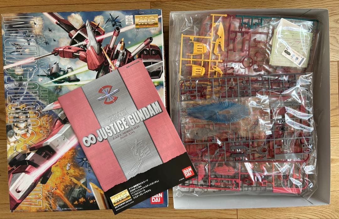 MG ZGMF-X19A インフィニットジャスティスガンダム 1/100