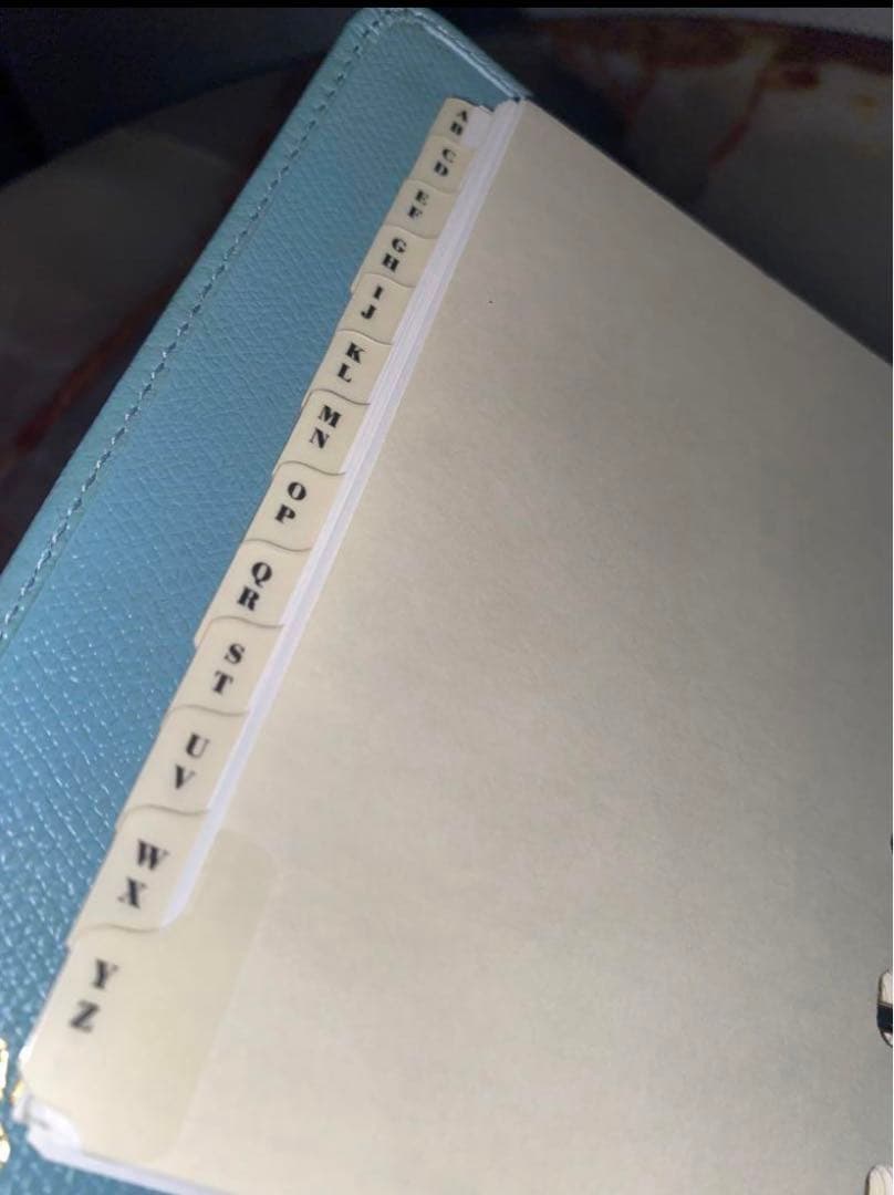 mumu 未使用 CHANELシャネル 水色レザー 手帳 希少色