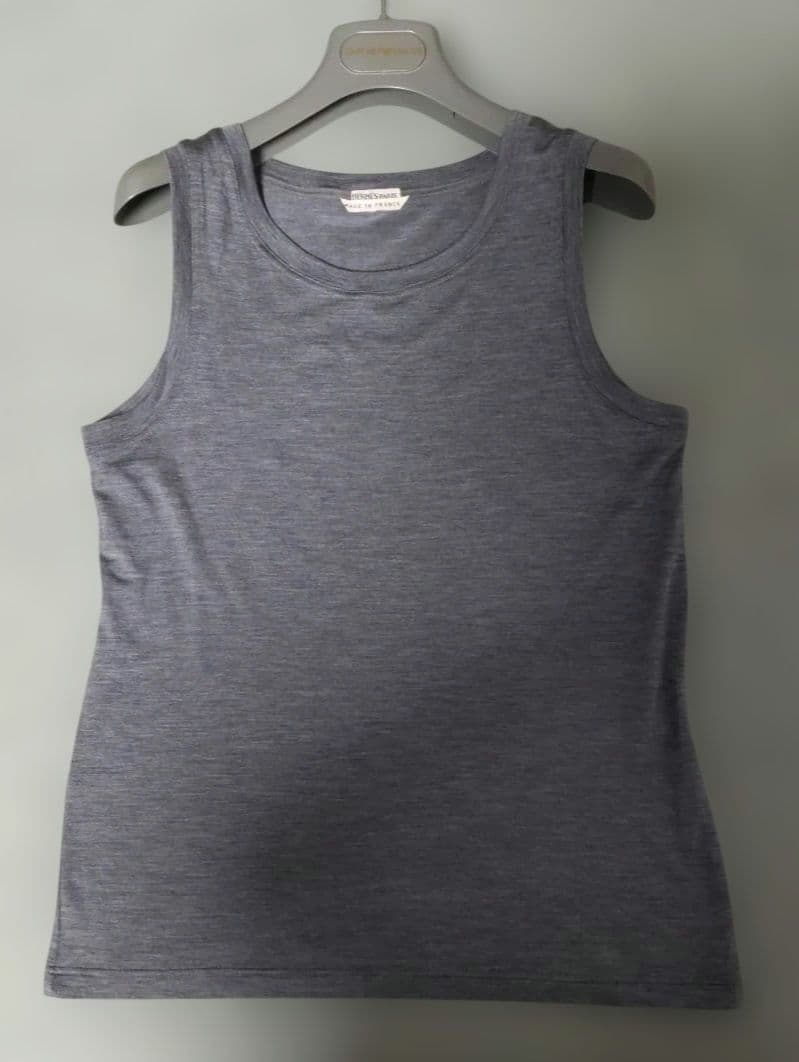 HERMES グレー タンクトップ