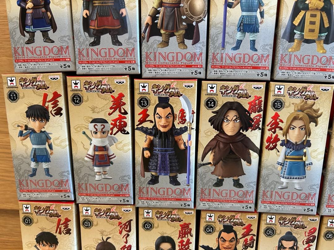 キングダム ワールドコレクタブル　フィギュア　フルコンプ