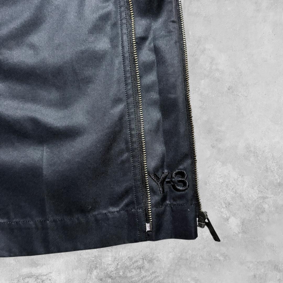 Y-3 サイドジップワイドパンツ ネイビー Yohji yamamoto