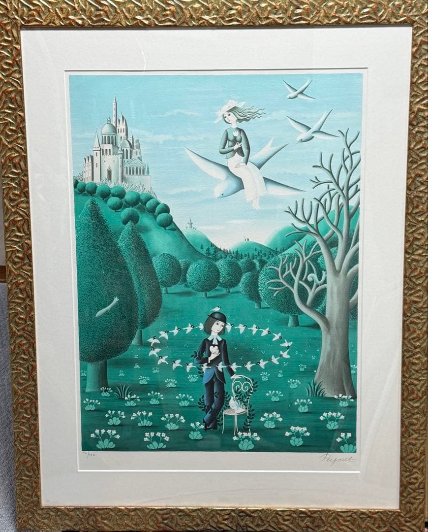 レイモン・ペイネ リトグラフ『春の訪れ』世界限定31/190 送料込み1021