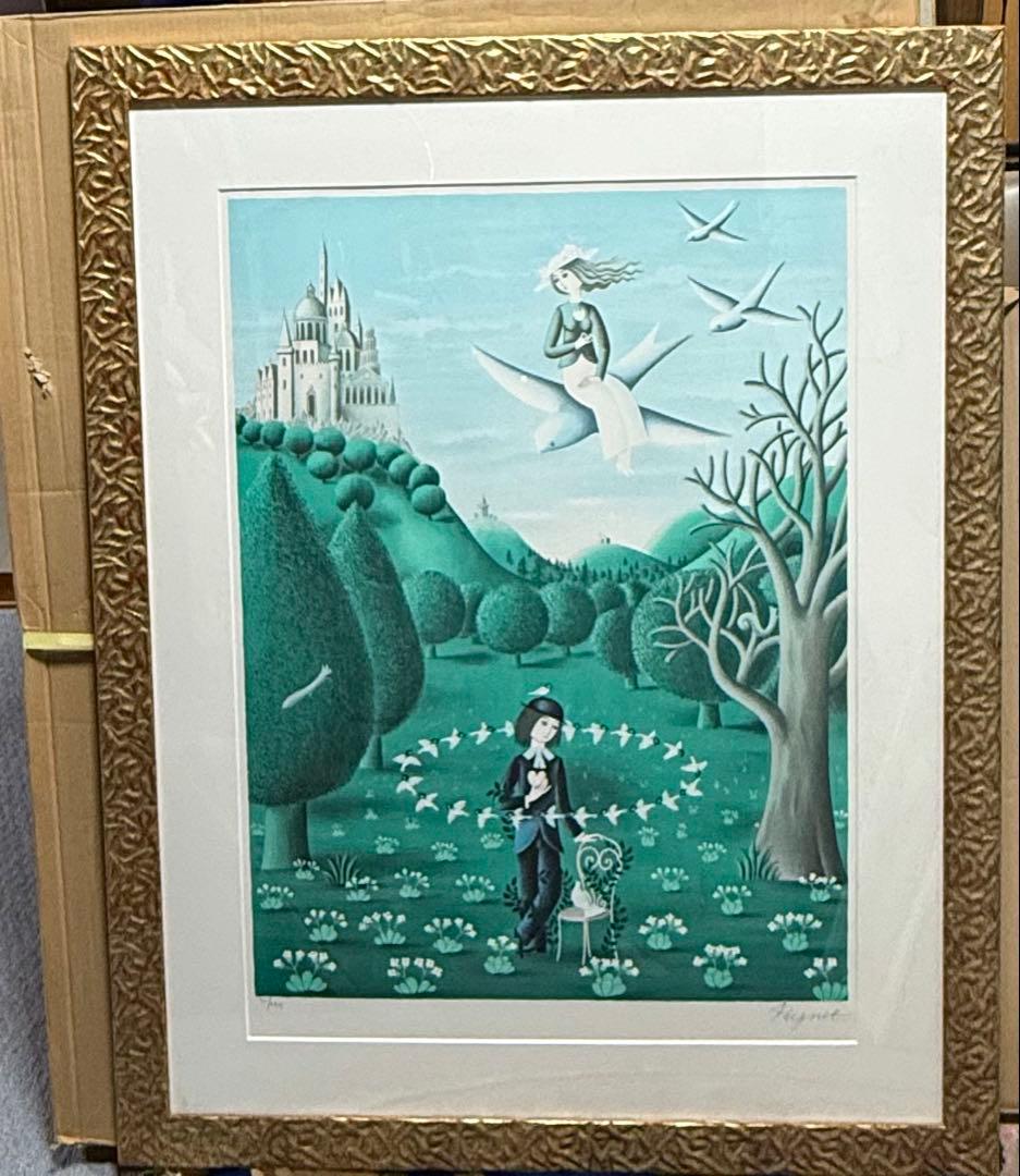 レイモン・ペイネ リトグラフ『春の訪れ』世界限定31/190 送料込み1021