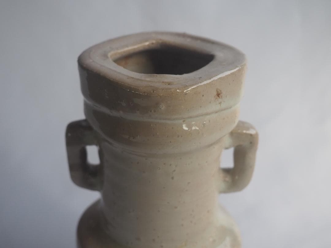 13代（＊14代）坂田泥華造『萩花入』（共箱）山口県指定無形文化財