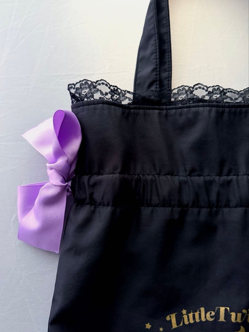 リトルツインスターズ　キキララ Dolly Mixダブルリボントートバッグ