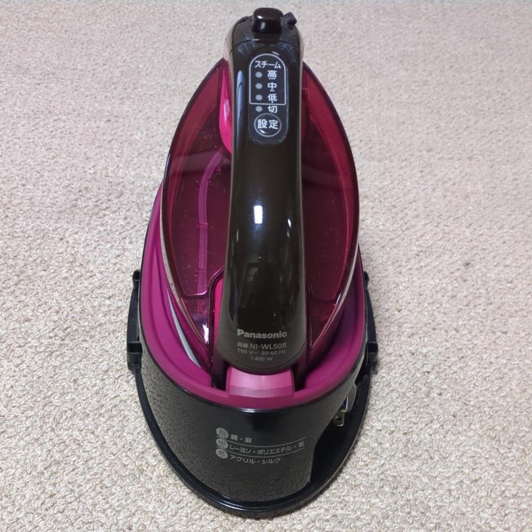 NI-WL508-P ブラウンピンク パナソニック コードレススチームアイロン