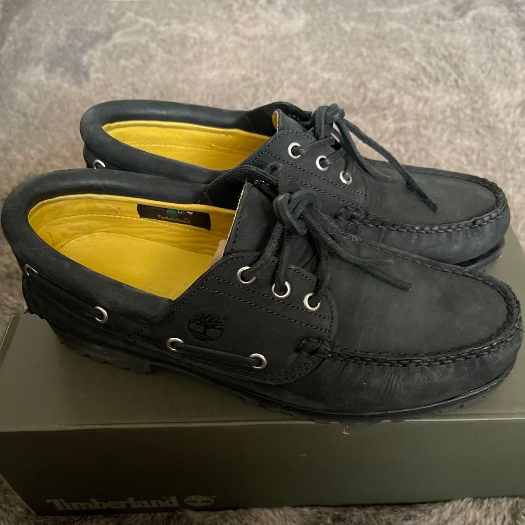 ティンバーランド オーセンティックハンドソーボートシューズ ブラック ヌバック
