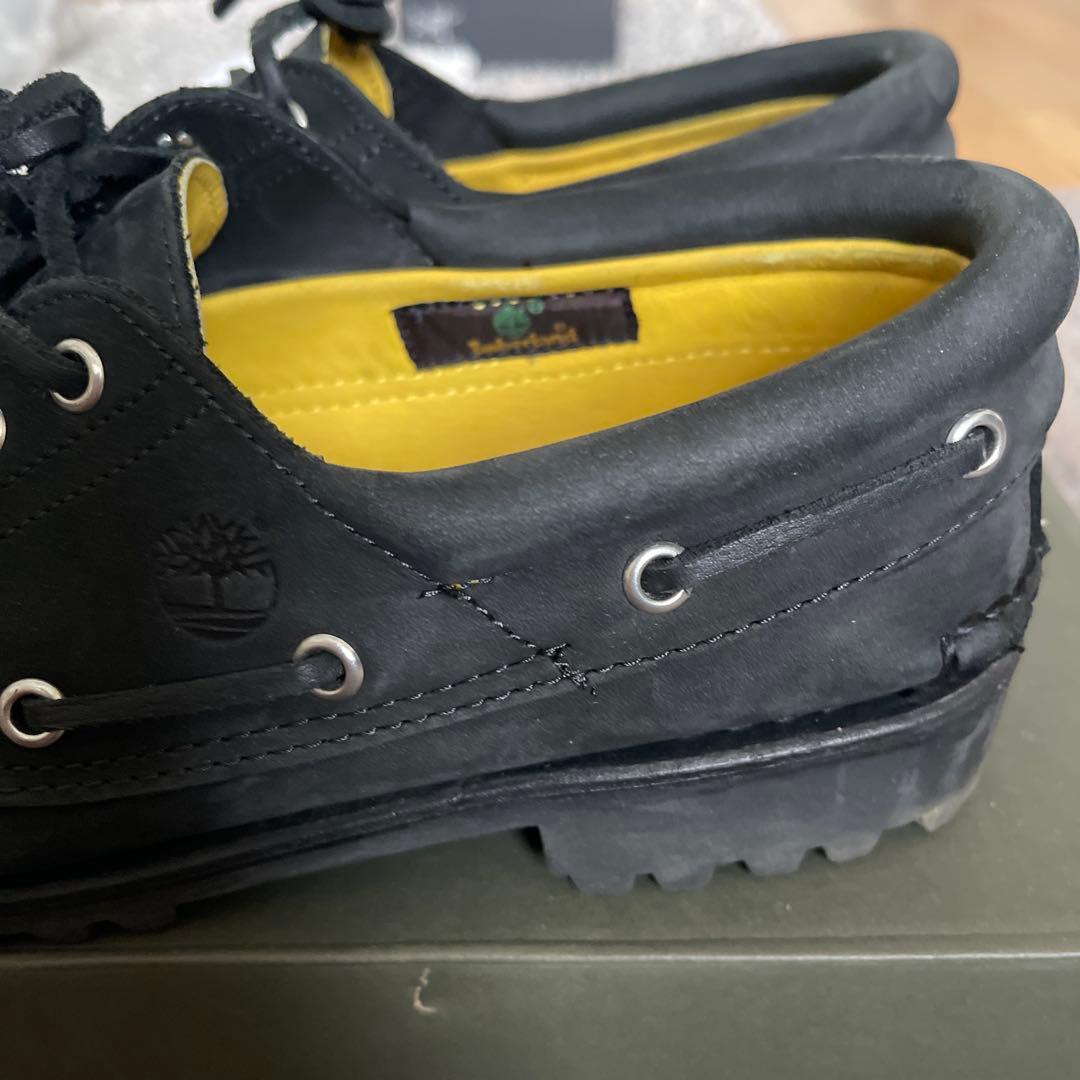 ティンバーランド オーセンティックハンドソーボートシューズ ブラック ヌバック