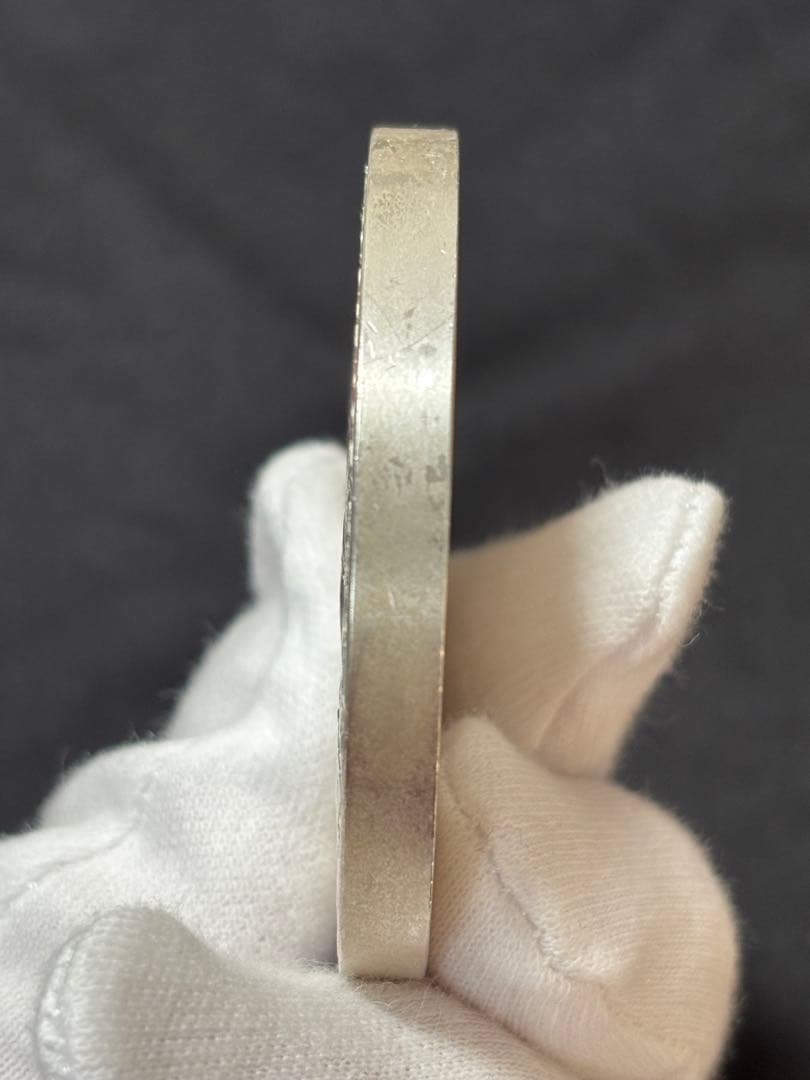 【純銀製】新500円貨幣発行記念大型純銀メダル 135g！2000年発行。