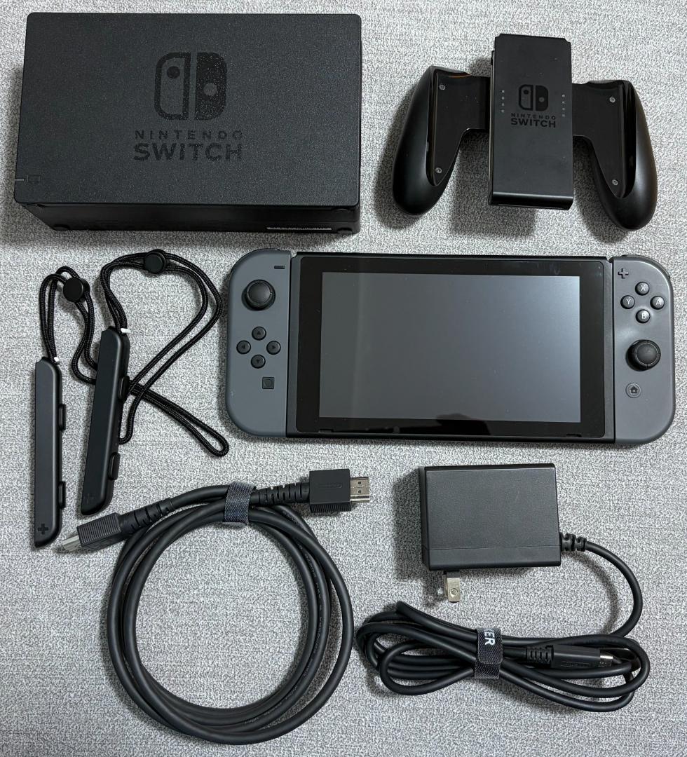 Nintendo Switchグレー本体 初期モデル HAC-001 付属品あり