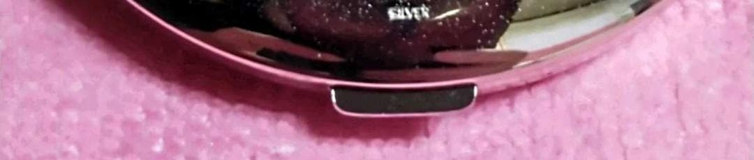 未使用美品 銀製彫金コンパクト 彫金花刻み NACON 95g 箱入り 刻印あり