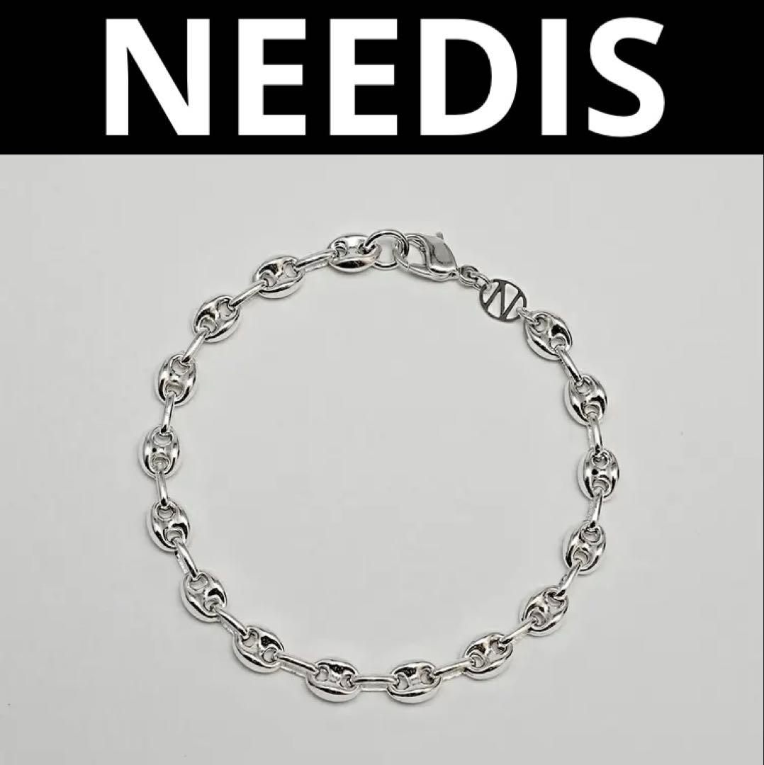 NEEDIS “NEW YORK” クラシックチェーンブレスレット 6.0mm
