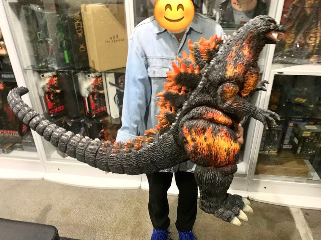 バーニングゴジラ　巨大サイズ全長約120㎝　 リペイントver