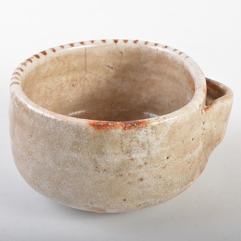 茶道具　絵志野　片口茶碗　裏千家十二代又妙斎極め箱　V　R7092