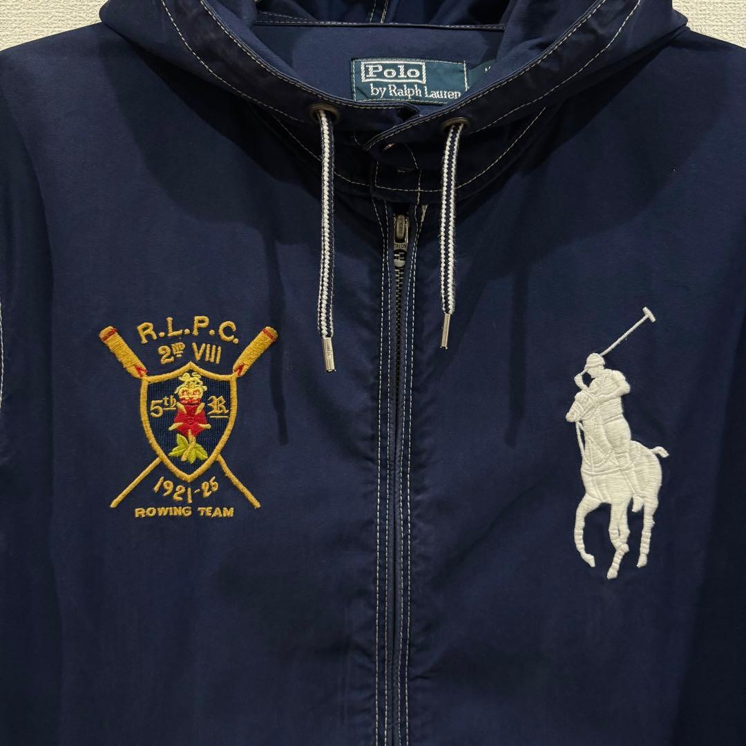 Polo Ralph ネイビー ラルフローレン ビッグポニーフード　ジャケット