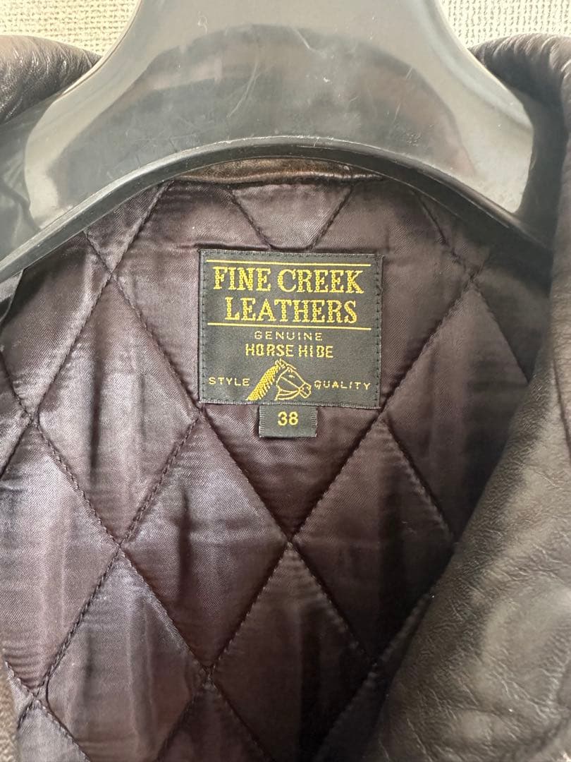 FINE CREEK LEATHERS エリック38ブラック