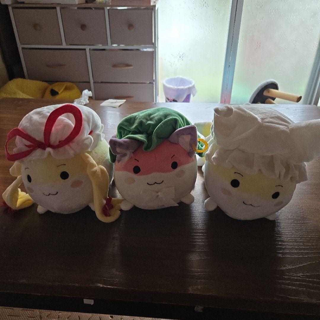 東方プロジェクト すくすく風ぬいぐるみ 八雲家3点セット