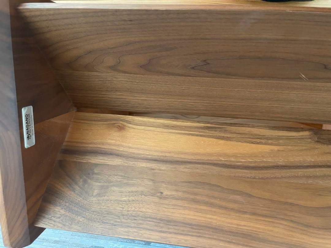 ナガノインテリア　サイドテーブル　ウォールナット