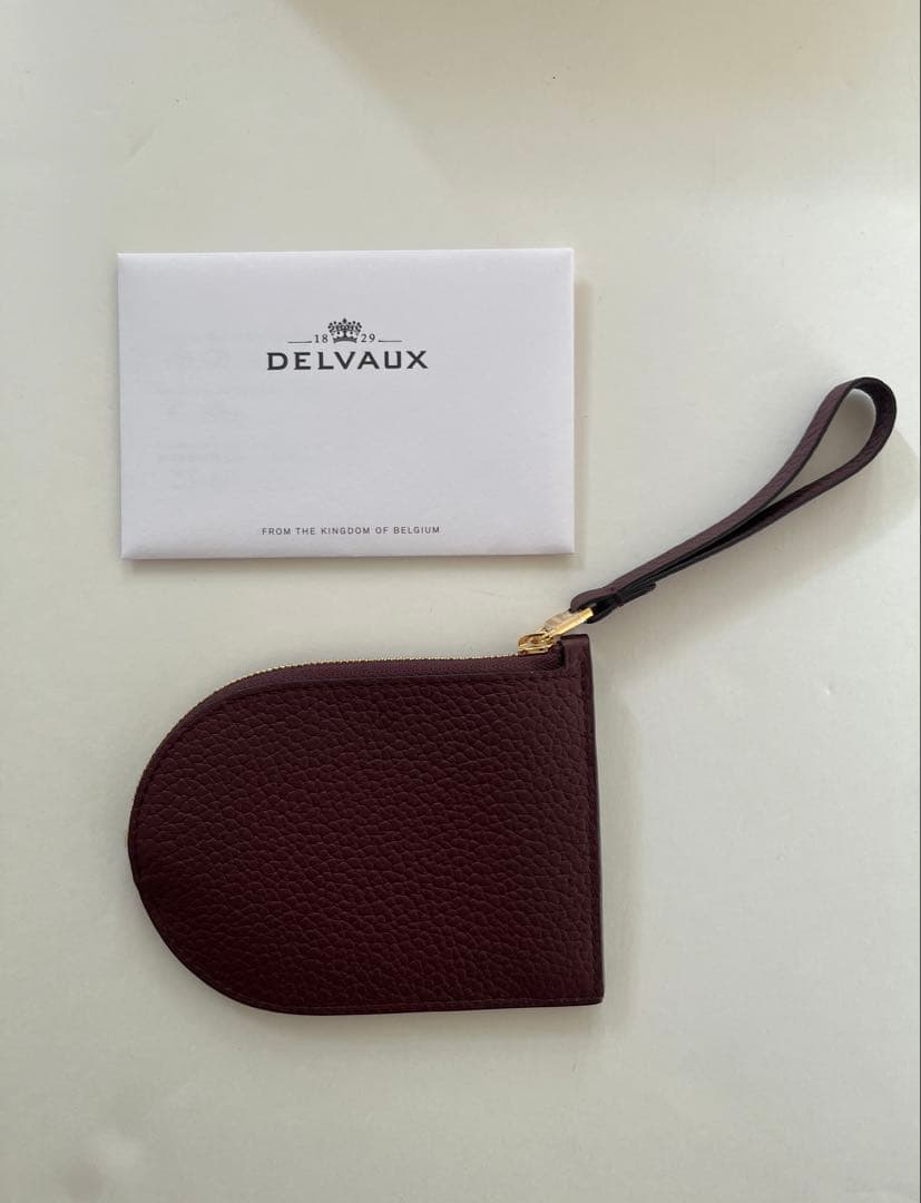 【新品未使用】DELVAUX パン D カードホルダー　Rosewood