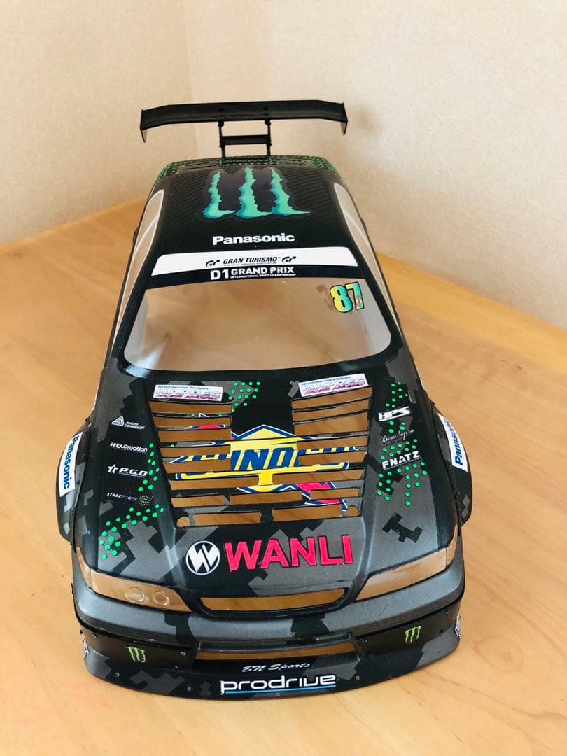 マークII ドリフトカー用ボディ モンスターエナジー