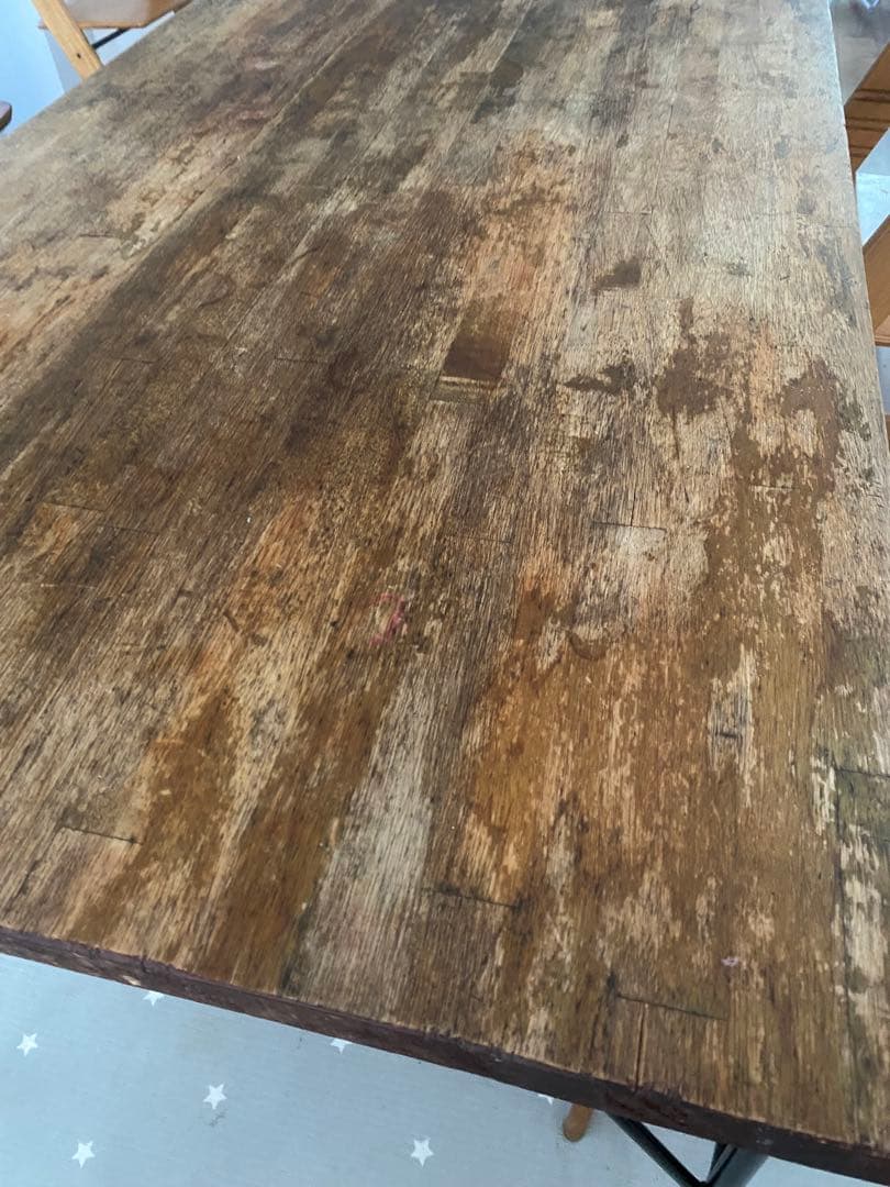 ‼️週末割引中‼️一点物✴︎木製アンティーク古材オリジナルダイニングテーブル