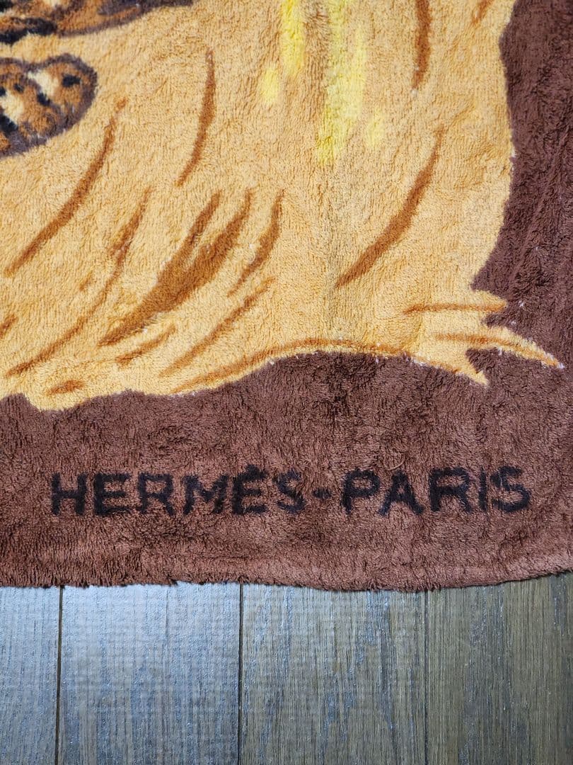 HERMES ビーチタオル大判 希少!!ヴィンテージ