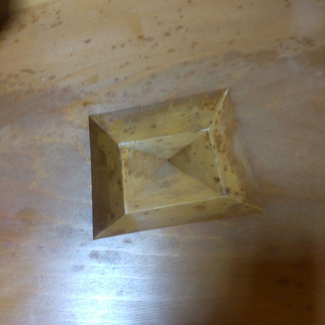 本桂碁盤５寸盤　木裏板目　カバー付き