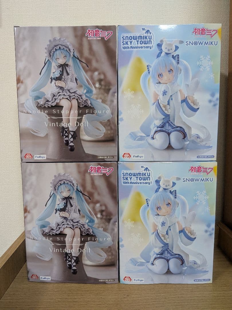 初音ミク ぬーどるストッパーフィギュア 雪ミク ヴィンテージドール 4点セット