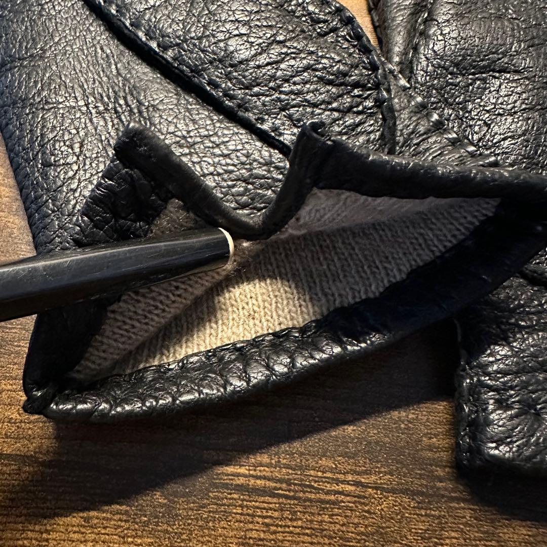 ペッカリー ブラック 手袋 約8サイズ