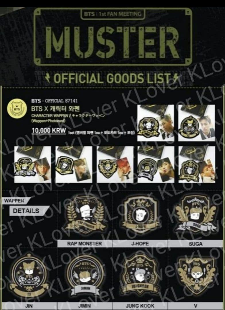 BTS 創立式 ジン JIN ワッペン トレカ フォトカード