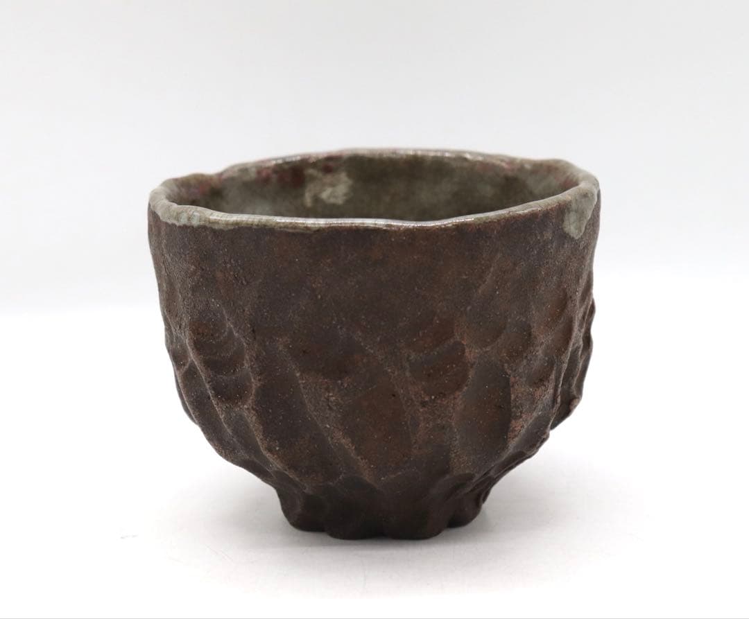 江戸　古相馬　湯呑み　お茶碗　木箱入　茶道具　送料込み250929