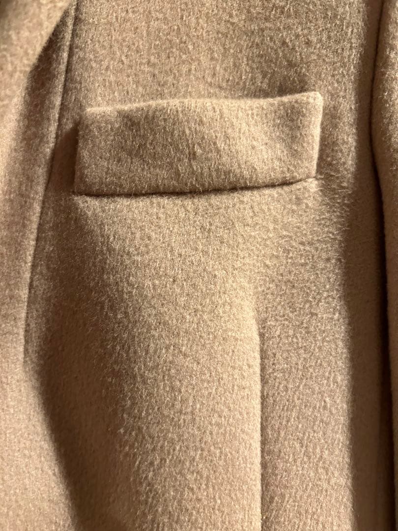 「なつ」GUCCI ベージュ チェスターコート 36