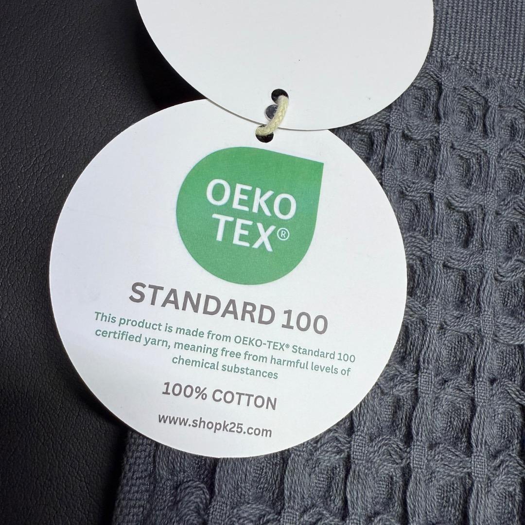 ◉Tg1001 未使用保管品 K-25 バスタオル チャコールグレー