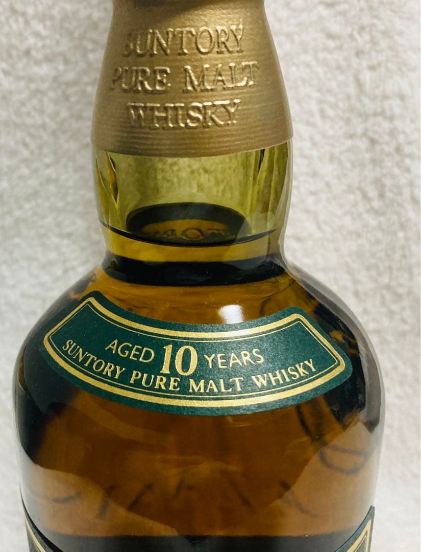 希少品 終売品 サントリー 山崎 ピュアモルトウイスキー700ml 10年　熟成