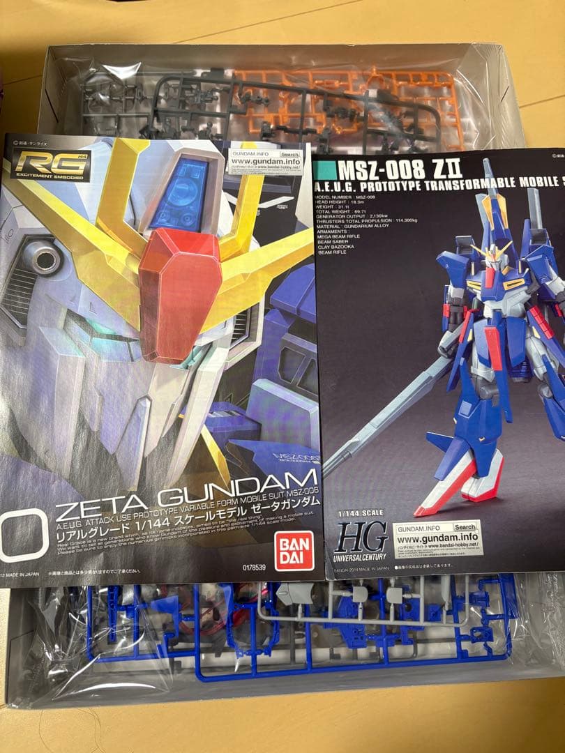 RGゼータガンダムバイオセンサーイメージカラー　HGΖⅡ ゼッツー