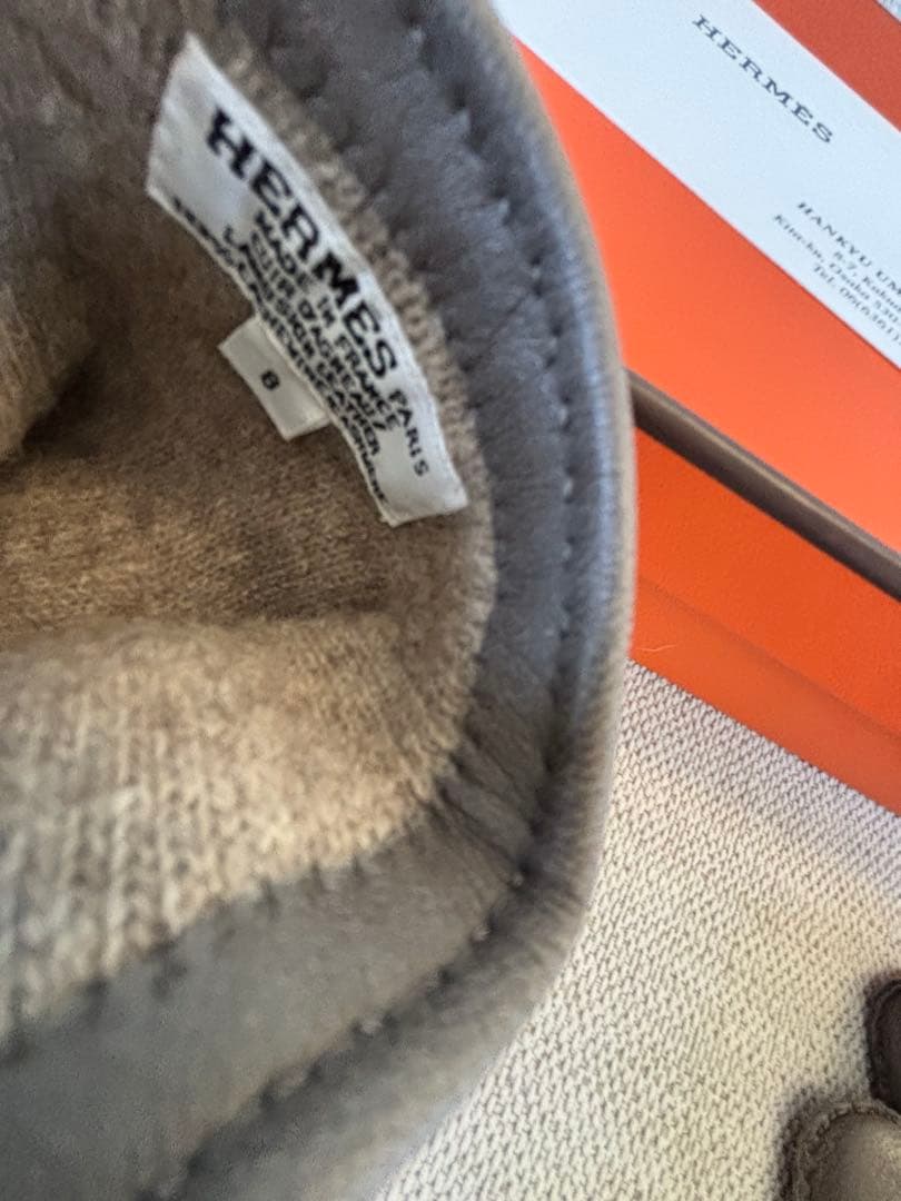 HERMES 手袋　ラム・カシミア　✳︎未使用品