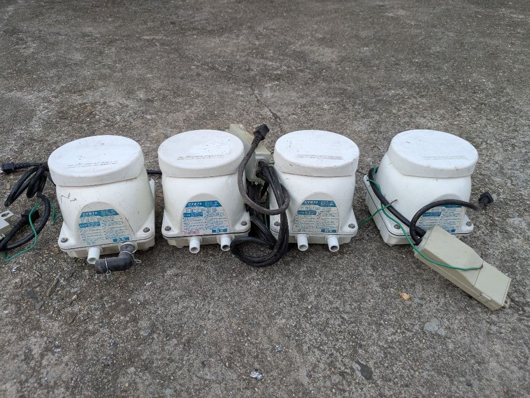 フジクリーン③ブロワー CFB70　4台セット　ジャンク　右散気　タイマー通電可