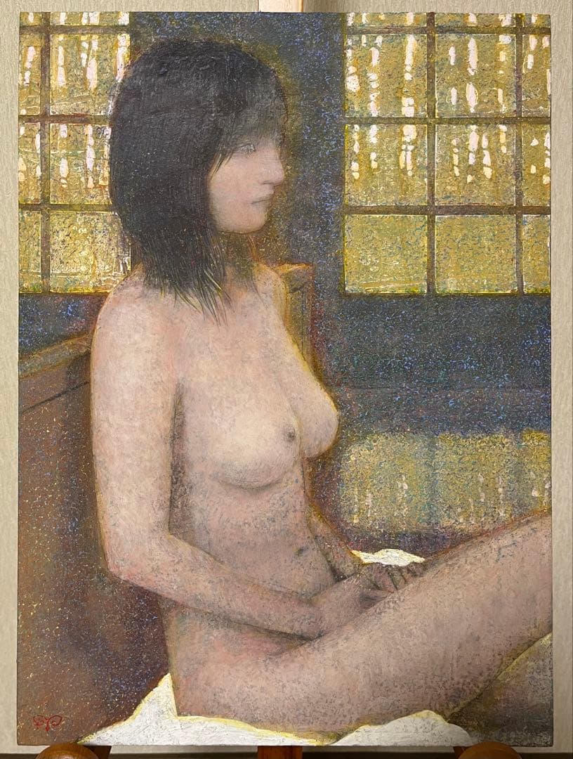 ♦桶田洋明　油彩画　「記憶」　P8号