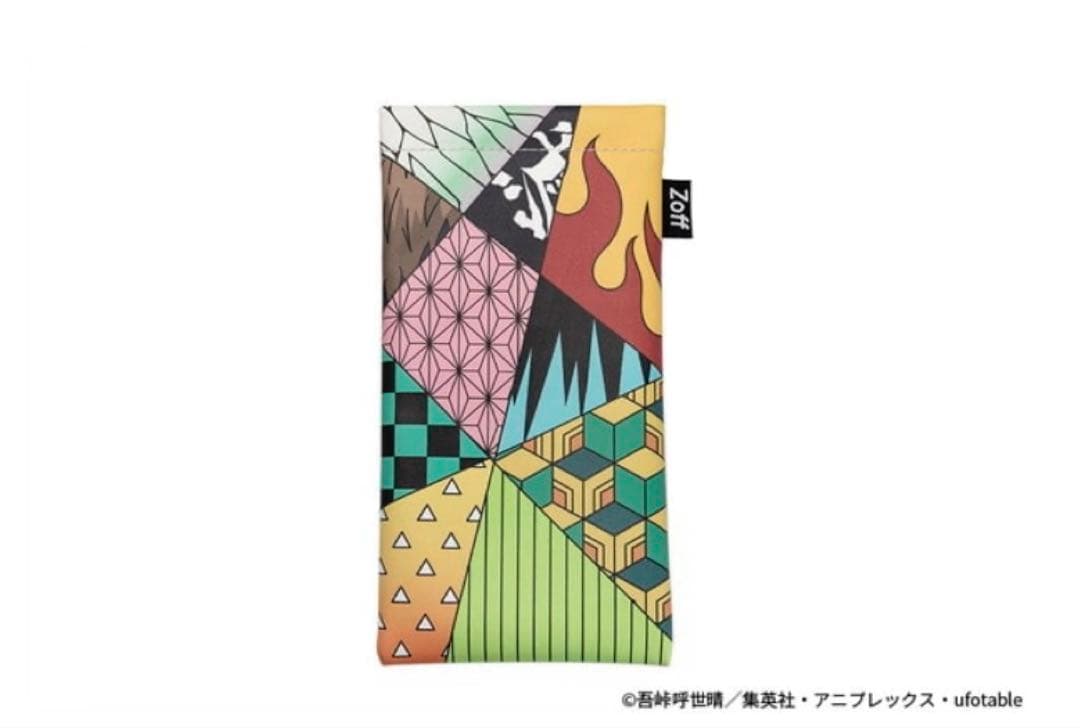 鬼滅の刃 Zoff コラボ メガネ 煉獄杏寿郎モデル メガネケース メガネ拭き