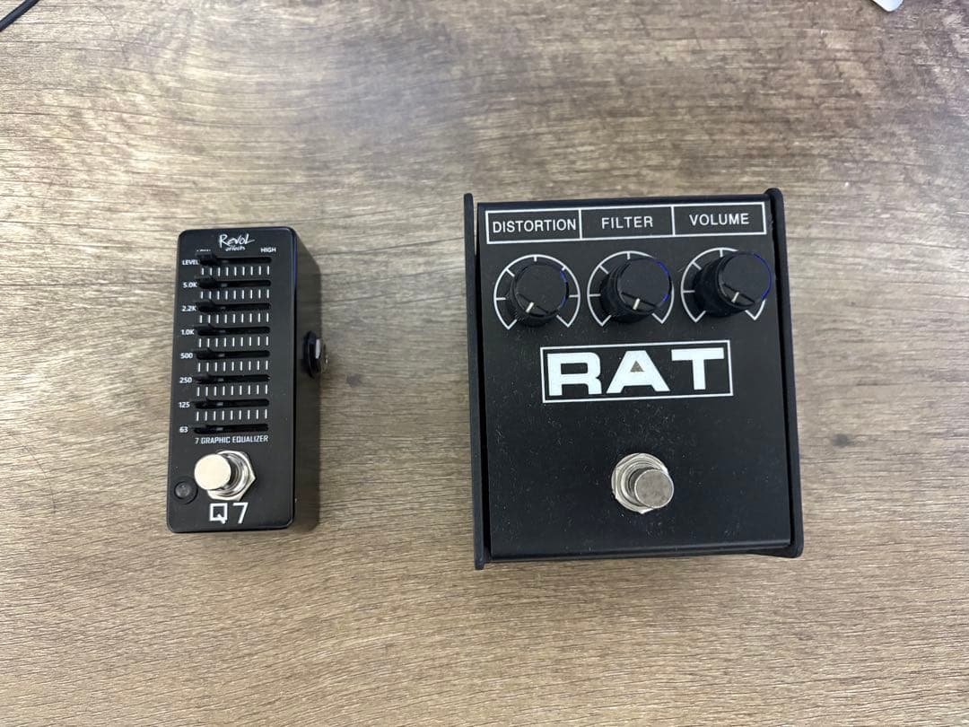 proco rat2 revol q7 ギターエフェクター