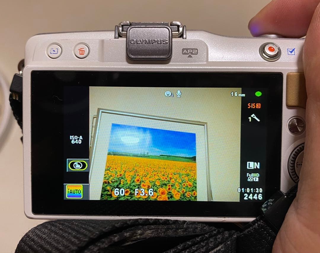 OLYMPUS E-PM2ミラーレスカメラ バッテリー2個付き