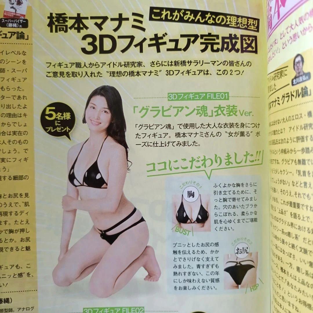 橋本マナミ　3Dプリンタの本人フィギュア【非売品】SPA!当選！！